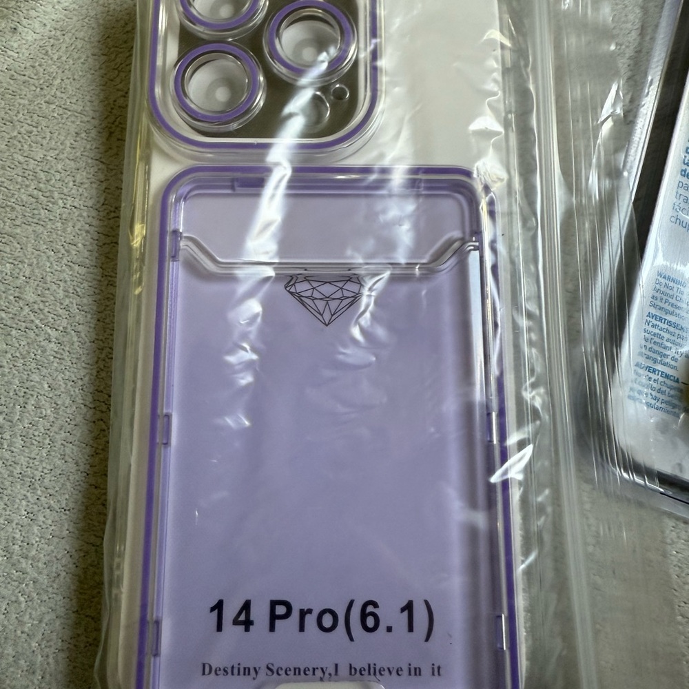Purple Phone Case for 14 Pro